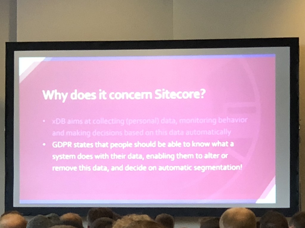 sitecore gdpr